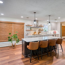 Dover Home undergoes Stunning 1st floor Renovation with Open Concept Kitchen